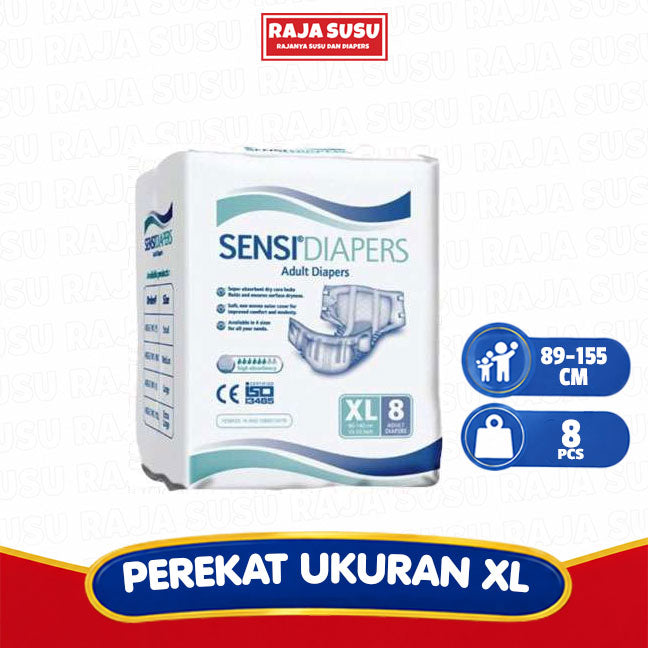 SENSI ADULT DIAPERS XL8