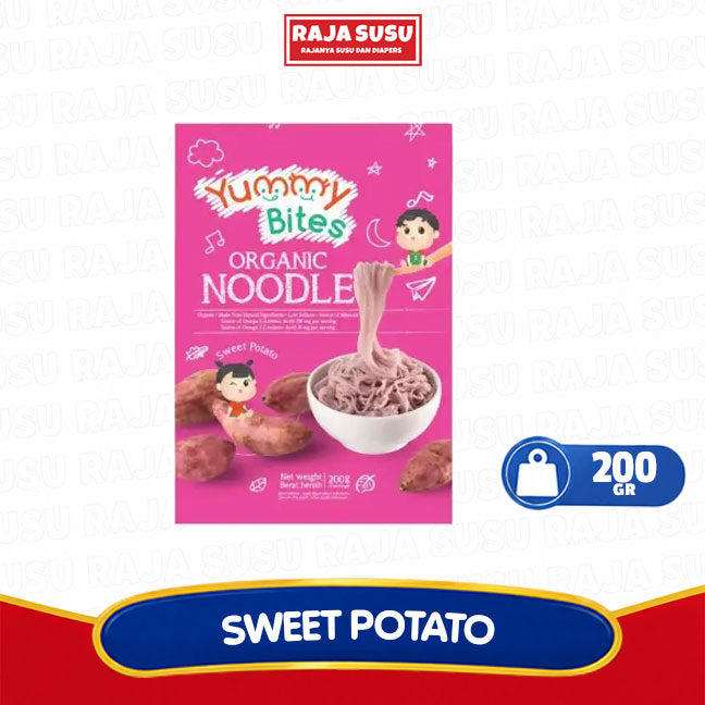 YUMMY BITES ORGANIC NOODLE SWEET POTATO 200 GR