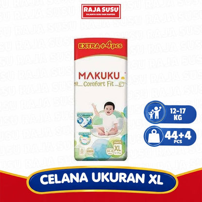MAKUKU AIR DIAPERS COMFORT FIT PANTS XL44+4
