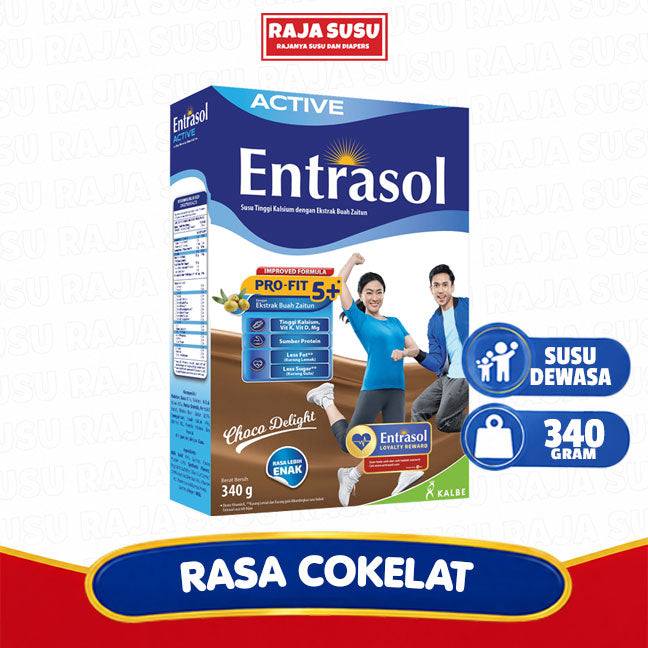ENTRASOL ACTIVE COKLAT 340 GR