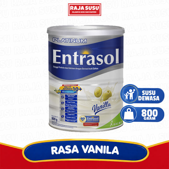 ENTRASOL SENIOR PLATINUM VANILA 800 GR