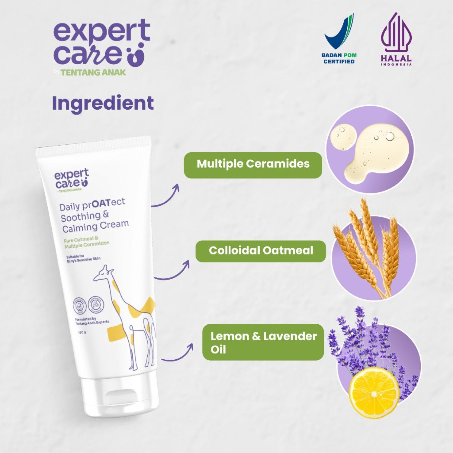 EXPERT CARE - DAILY PROATECT SOOTHING & CALMING CREAM 150GR