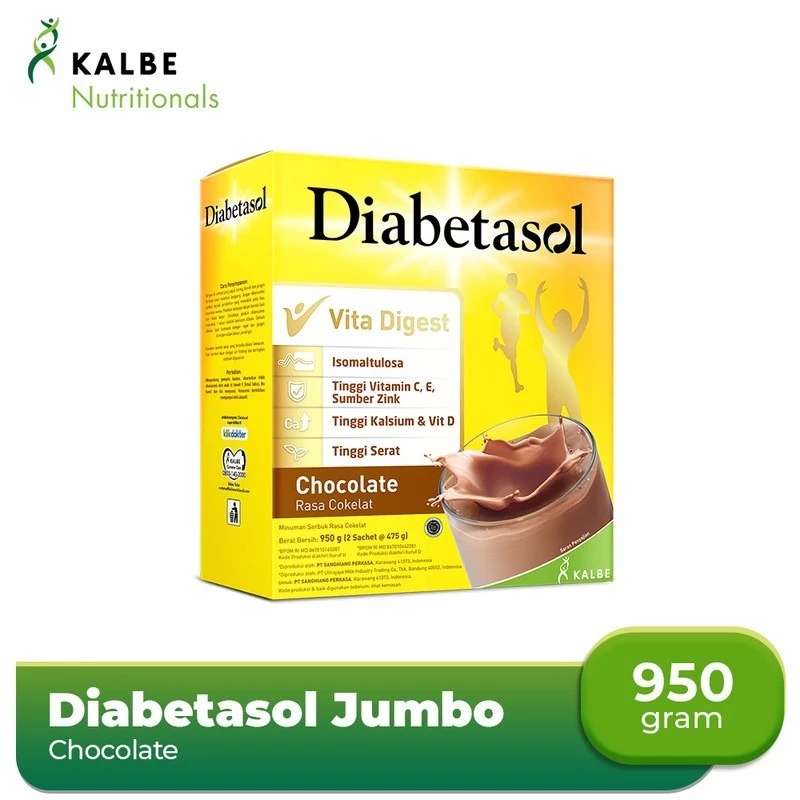 DIABETASOL COKLAT 950GR